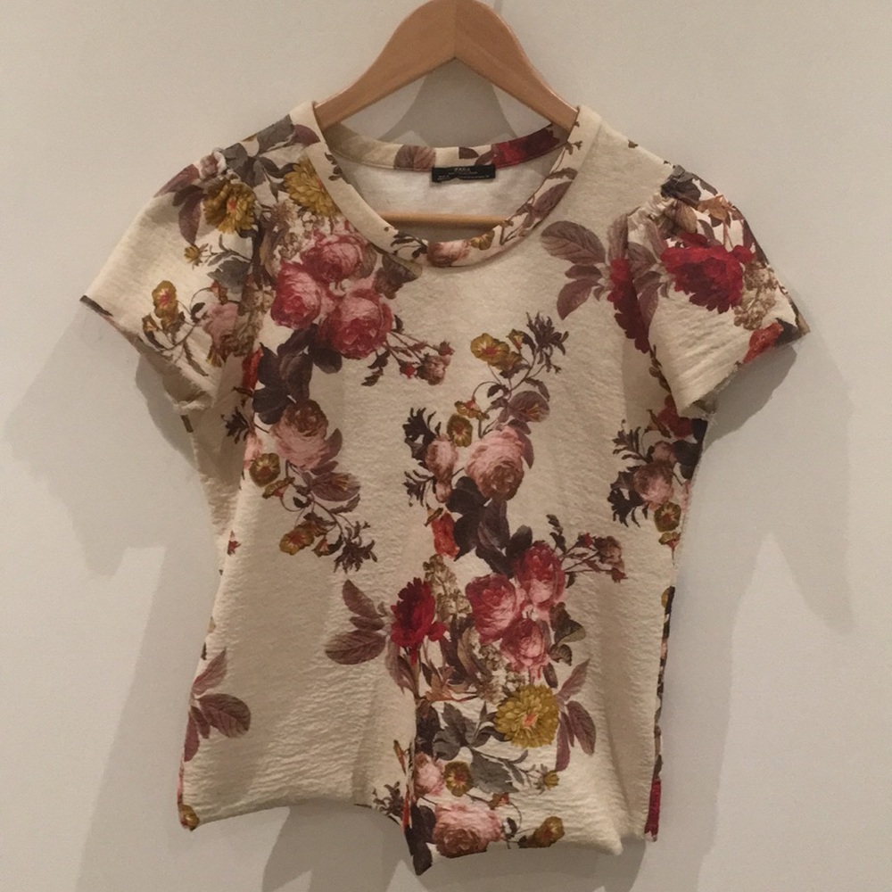 Zara Flower Top